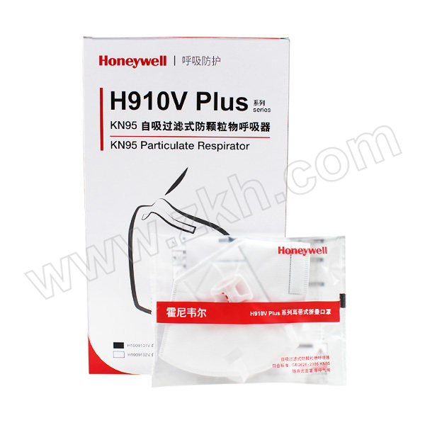 HONEYWELL/霍尼韦尔 H910系列折叠口罩 H1009101V KN95 耳戴式 带阀 单片装 1个