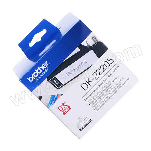 BROTHER/兄弟 DK连续标签 DK-22205 白底黑字 62mm×30.48m 1卷