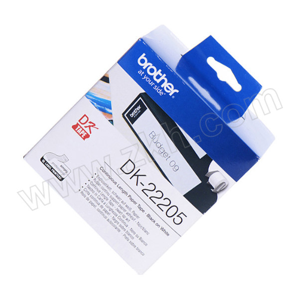 BROTHER/兄弟 DK连续标签 DK-22205 白底黑字 62mm×30.48m 1卷