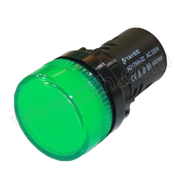 TAYEE/天逸 Indictor (green)/绿色指示灯，220VAC AD17KA-22/AC220 G 1个