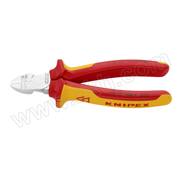 KNIPEX/凯尼派克 电工斜口剥线钳 14 26 160 1.5+2.5mm² 1把