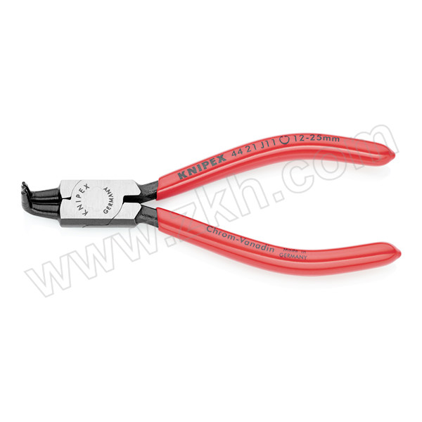 KNIPEX/凯尼派克 内卡簧钳（装配穴用卡簧钳） 44 21 J11 130mm 1把