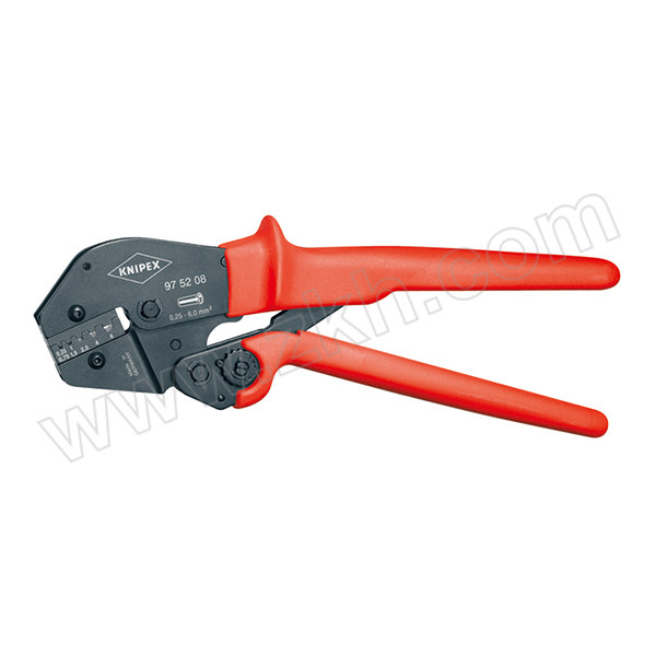 KNIPEX/凯尼派克 压接钳 97 52 08 0.25-6.0mm² 1把