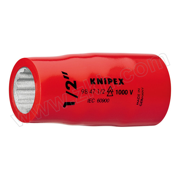 KNIPEX/凯尼派克 绝缘六角套筒（内驱动方3/8"或1/2"） 98 47 7/8" 7/8" 1只