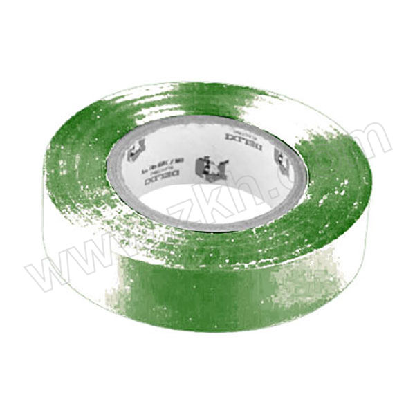 DELIXI/德力西 绝缘胶布 PVC电气胶带 0.15mm*17mm*20米 绿色 1卷