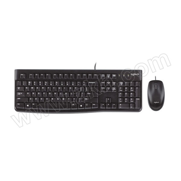 LOGITECH/罗技 黑色鼠标键盘套装 MK120 有线 1套