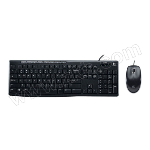 LOGITECH/罗技 有线USB键盘鼠标套装 MK200 通用 1套