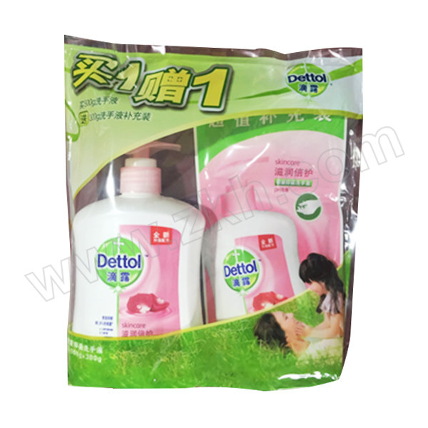 DETTOL/滴露 健康抑菌洗手液套装 6921669897241 500g瓶装+300g袋装 1套