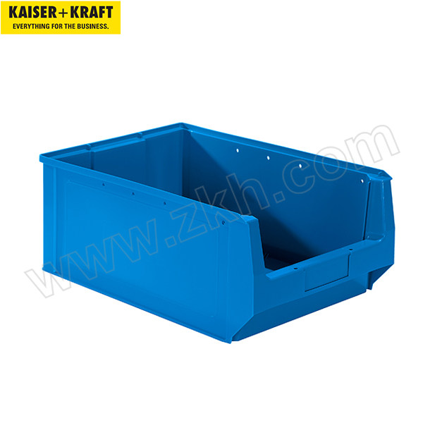 K+K/皇加力 前开口零件盒 269786 容量24.65L  蓝色 10个 1包