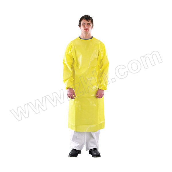 ANSELL/安思尔 3000系列防化反穿围裙 YE30-W-99-214-07 3XL 黄色 1条
