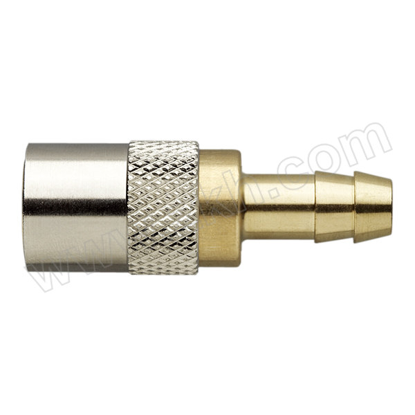MOULDPRO/默铂 直通有阀快速接头 30K13V 接口DN13 快速接头 黄铜 1包