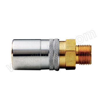 MOULDPRO/默铂 直通有阀外丝快速接头 F16KUR3/4V 接口G3/4 外螺纹 黄铜 1包