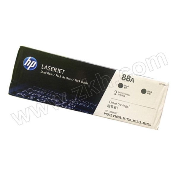 HP/惠普 88A 硒鼓(双包装) CC388AD 黑色 1件