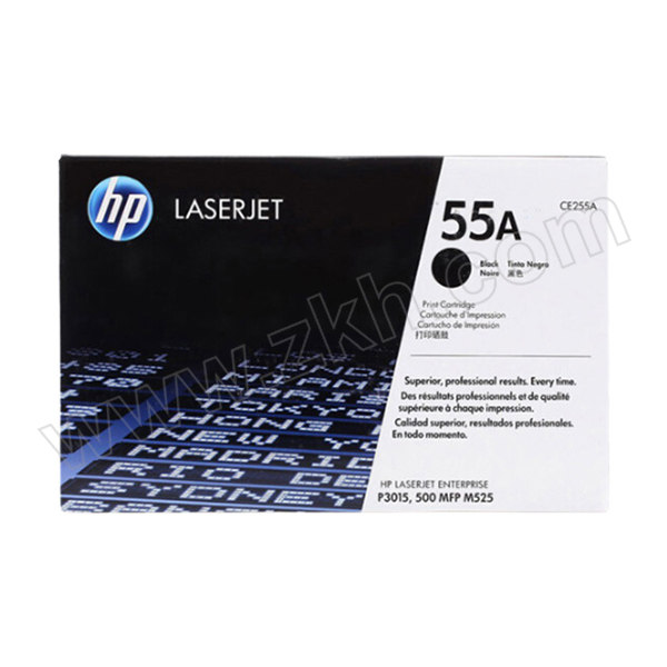 HP/惠普 55A 硒鼓 CE255A 黑色 适用LaserJet P3015 1件