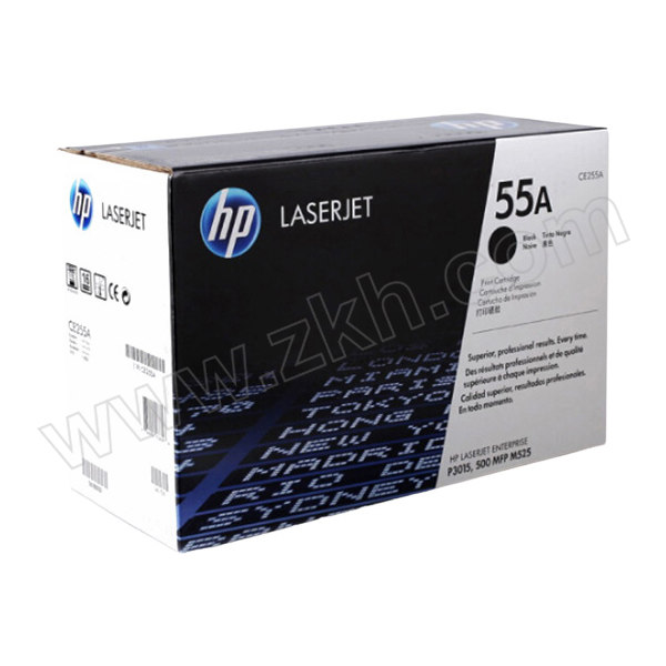 HP/惠普 55A 硒鼓 CE255A 黑色 适用LaserJet P3015 1件