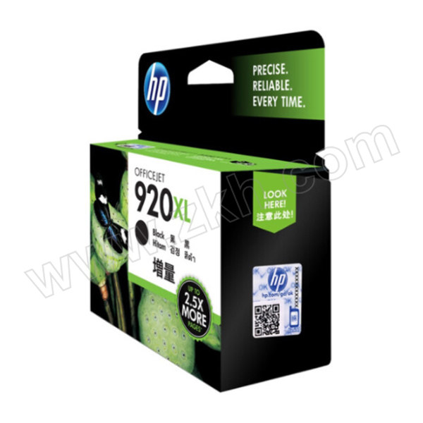 HP/惠普 920XL 墨盒 CD975AA 黑色（大容量） 适用Officejet Pro 6000 6500 7000 1件