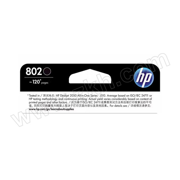 HP/惠普 墨盒 CH561ZZ 802s 黑色 1件