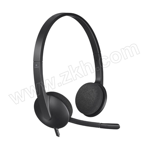 LOGITECH/罗技 头戴式耳机 H340 黑色 USB接口 1个