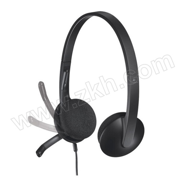 LOGITECH/罗技 头戴式耳机 H340 黑色 USB接口 1个