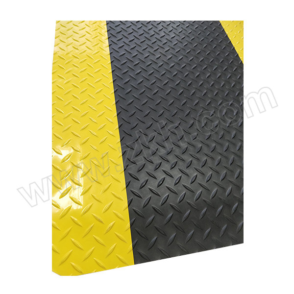 RISMAT/丽施美 耐磨抗疲劳垫 WGXJAF-090300 黑色黄边 0.90m*3.00m 1块