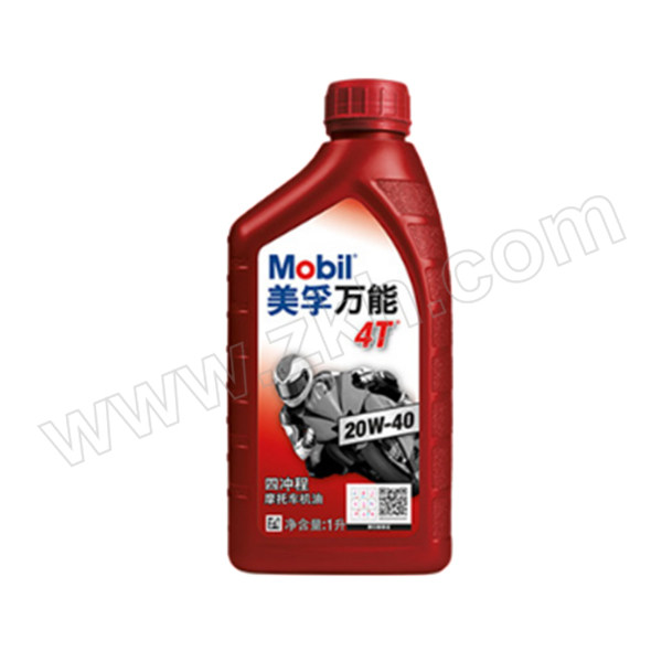 MOBIL/美孚 车用油 万能4T-20W40 1L 1桶