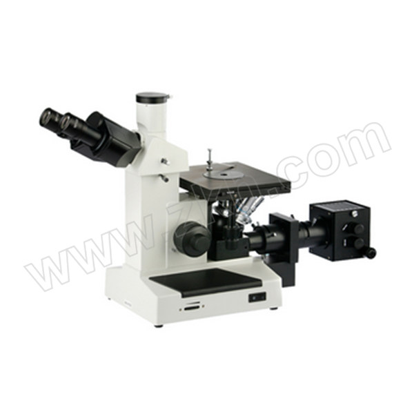 CEWEI/测维 三目倒置金相显微镜 LWD200-4XC 调焦微动格值0.002mm 瞳距调节范围：53~ 75mm 物镜转换器：四孔 1台