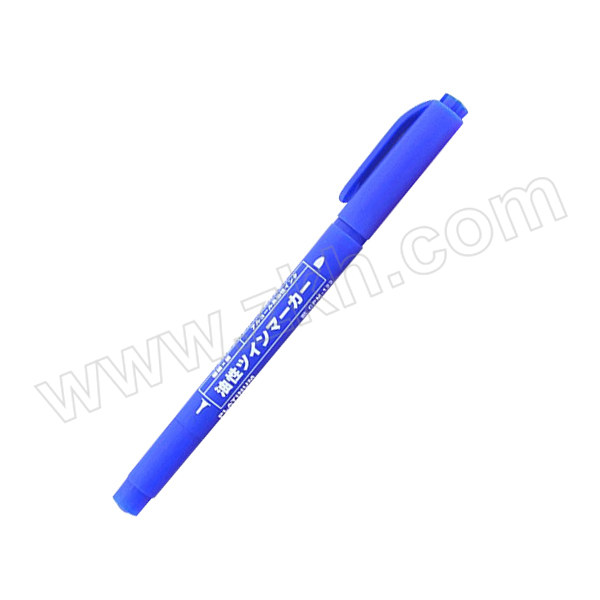 PLATINUM/白金 小双头记号笔 CPM-122 蓝色 小头0.4mm 大头1.2mm 10支 1支