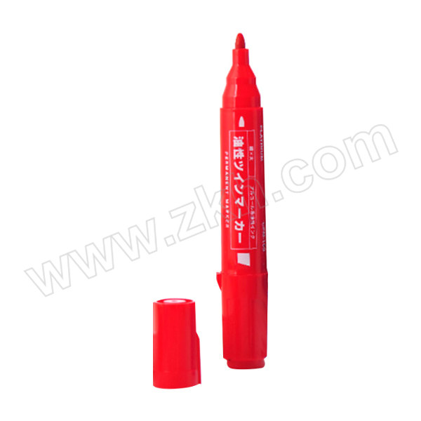 PLATINUM/白金 油性大双头红色记号笔 CPM-150 红色 1盒