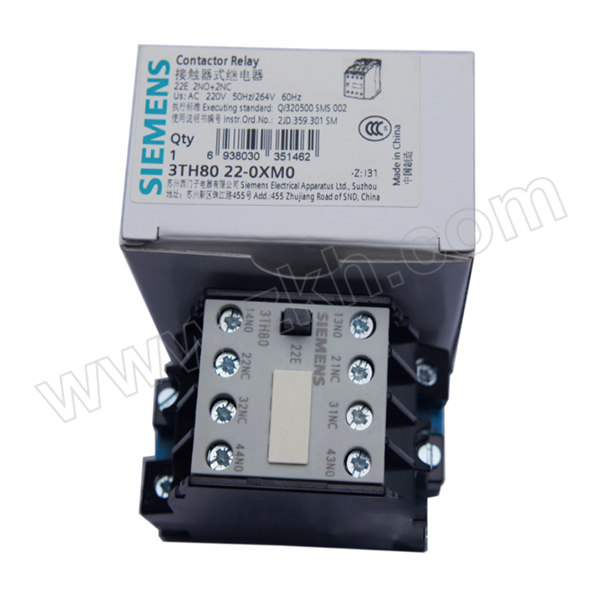 SIEMENS/西门子 3TH系列接触器继电器 3TH80220XM0 控制电压AC220V 1个