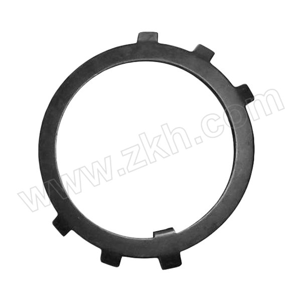 ZKH/震坤行 GB858 圆螺母用止动垫圈 碳钢 发黑 φ60 1个