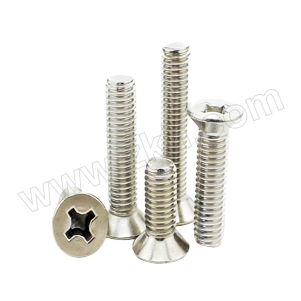 AOFENG/奥峰 GB819.2 十字槽沉头螺钉(H型) 不锈钢304 A2-70 本色 M4×30 1个