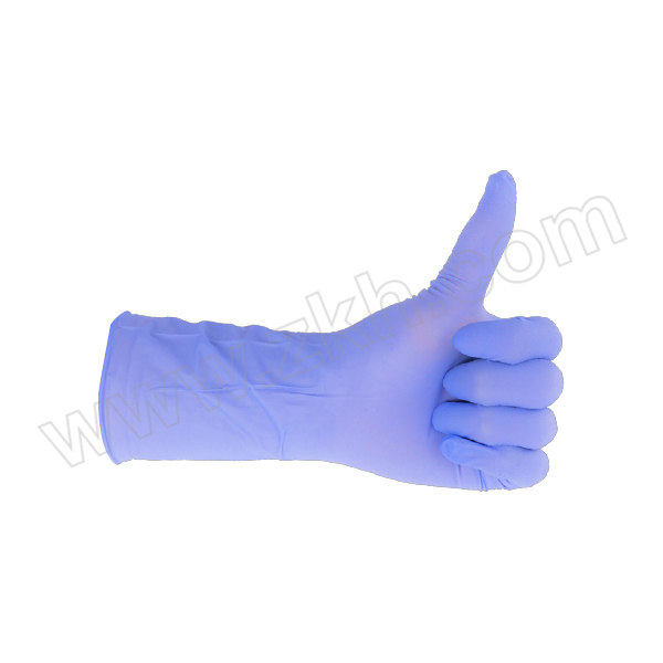 MEDICOM/麦迪康 12寸加长型一次性蓝紫色丁腈手套 1131B S 无粉指麻 6.5g±0.2 1盒
