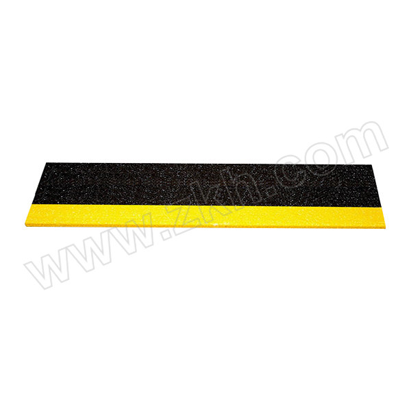 SAFEWARE/安赛瑞 楼梯防滑踏板 12091 3mm厚玻璃钢基材 黑/黄 1个