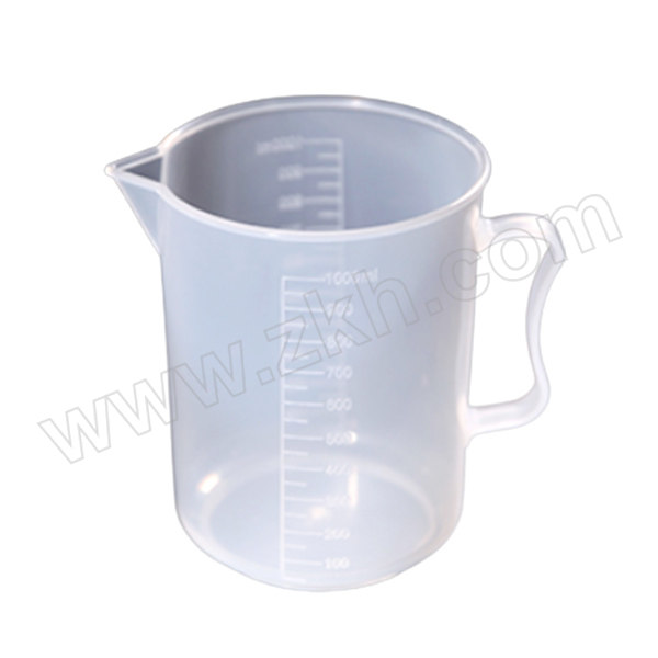 LEIGU/垒固 PP塑料量杯 S-000105 1L 口径116mm 带柄 1个