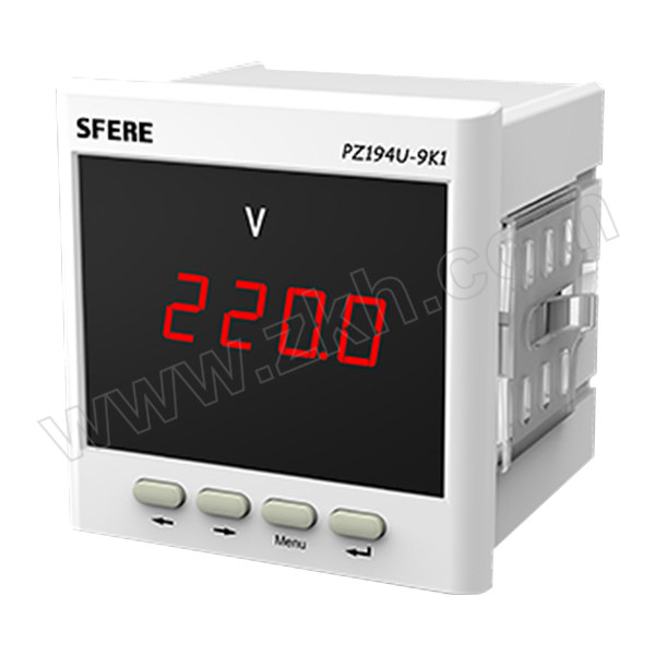 SFERE/斯菲尔 单相电压表 PZ194U-9K1 AC100V-4-20mA 1台