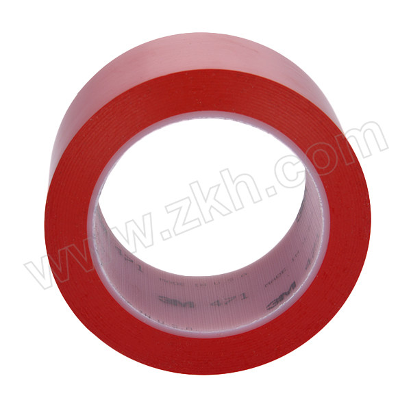 3M PVC标识警示胶带 471 红色 25mm×33m 1卷
