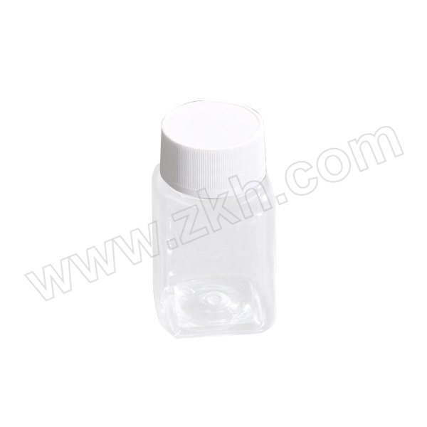 LEIGU/垒固 塑料透明大口方瓶 S-002007 80mL 口径28mm 1个
