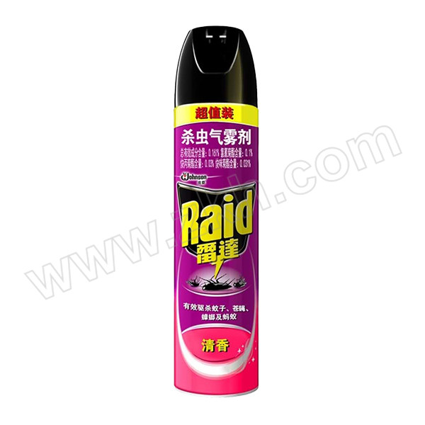 RAID/雷达 杀虫气雾剂超值装 6901586105056 600mL 清香型 1瓶