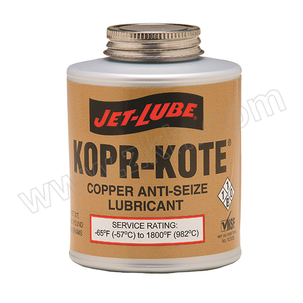 JET-LUBE Kopr-Kote 高温纯铜石墨防卡剂 10004 16oz 1罐