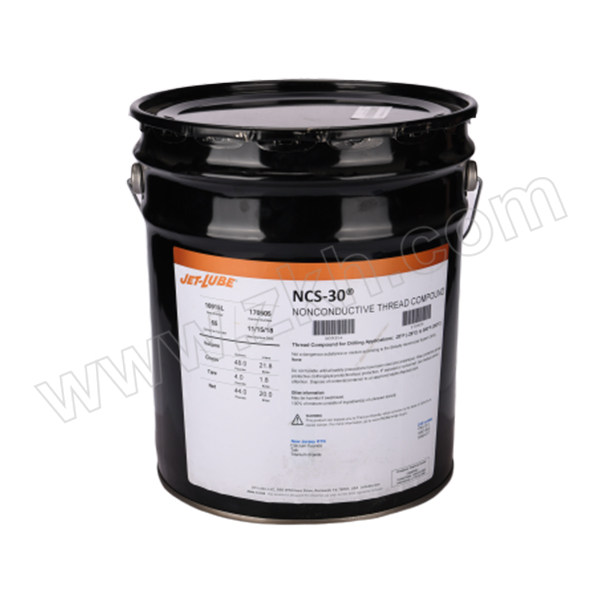 JET-LUBE NCS-30 环保非导电螺纹脂 16915L 5gal 1桶