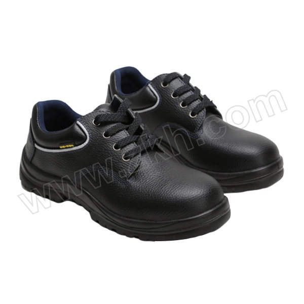 AEGLE/羿科 经典荧光条款安全鞋 60725102 39码 黑色 防砸防静电 1双
