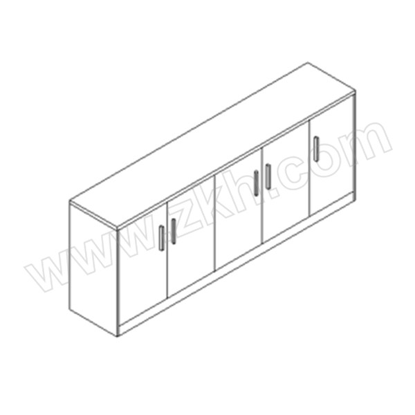 KNS/凯诺士 五门矮柜 LP-S2008B W2000*D400*H800 1台