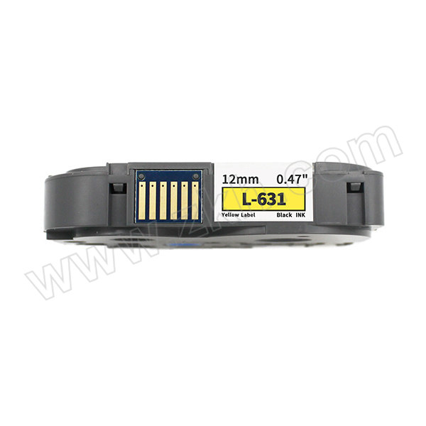 SUPVAN/硕方 标准覆膜标签带 L-631 黄底黑字 12mm×8m 1卷