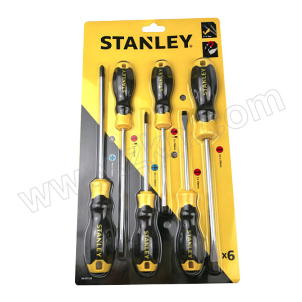 STANLEY/史丹利 6件B系列胶柄螺丝批组套 66-672-23 6件装 1套