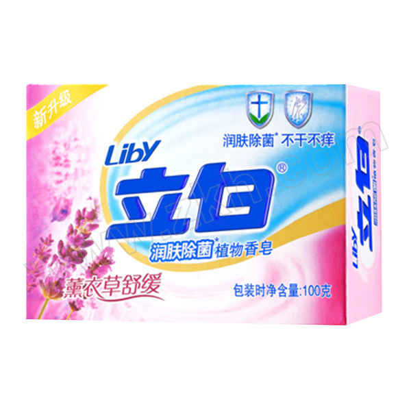 LIBY/立白 润肤除菌植物香皂(薰衣草舒缓) 6920174742091 100g 1块