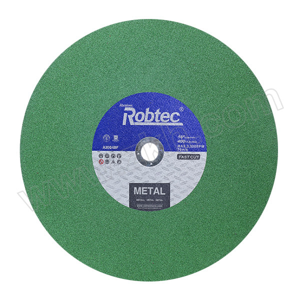 ROBTEC T41绿色单网不锈钢切割片 355×2.8×25.4G 1片