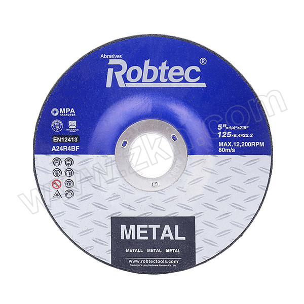 ROBTEC T27黑色双网金属角磨片 100×6×16 1片