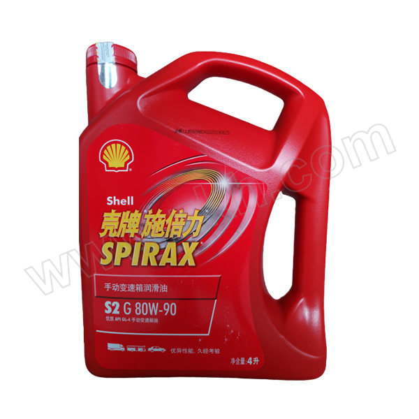 SHELL/壳牌 手动变速箱润滑油 SPIRAX-S2G80W90 4L 1桶