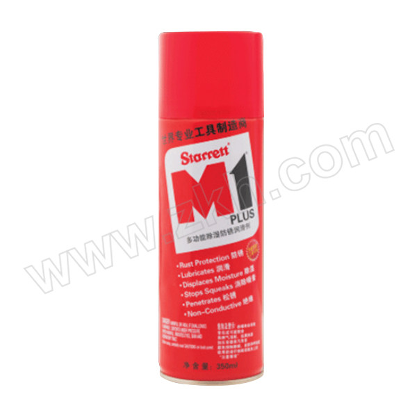 STARRETT/施泰力 多功能除锈润滑油 M-1-350ML 二氧化碳推进器 350ML 1罐