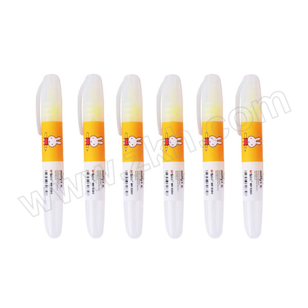 M&G/晨光 荧光笔 MF-5301 2.0-5.0mm 黄色 12只 1盒